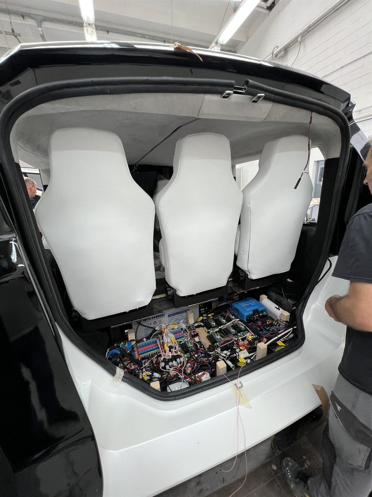 Passenger seats in the ETIOCA prototype