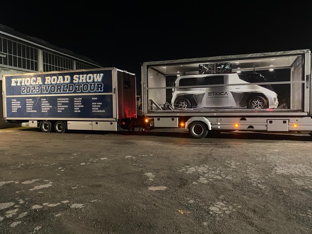 The ETIOCA Road Show truck